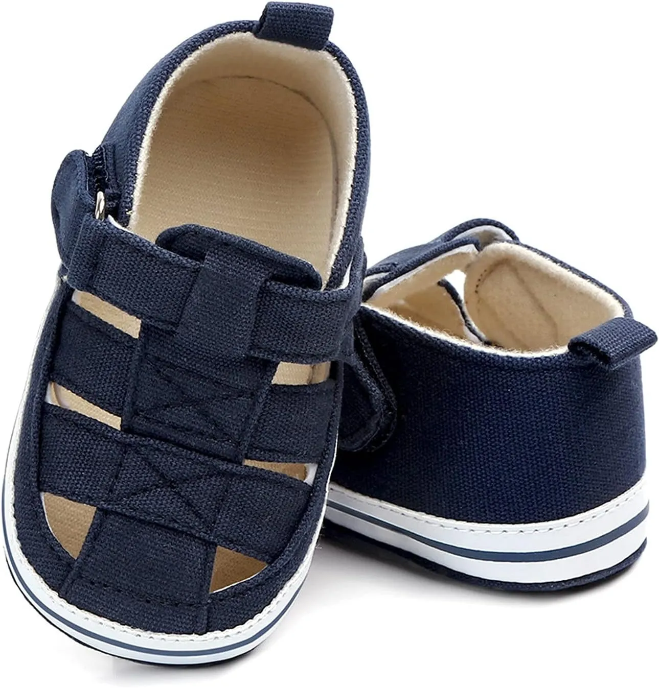 Infant Baby Boys Girls Summer Sandals Newborn Lightweight Non slip Rubber Sole Breathable Outdoor Beach Shoes