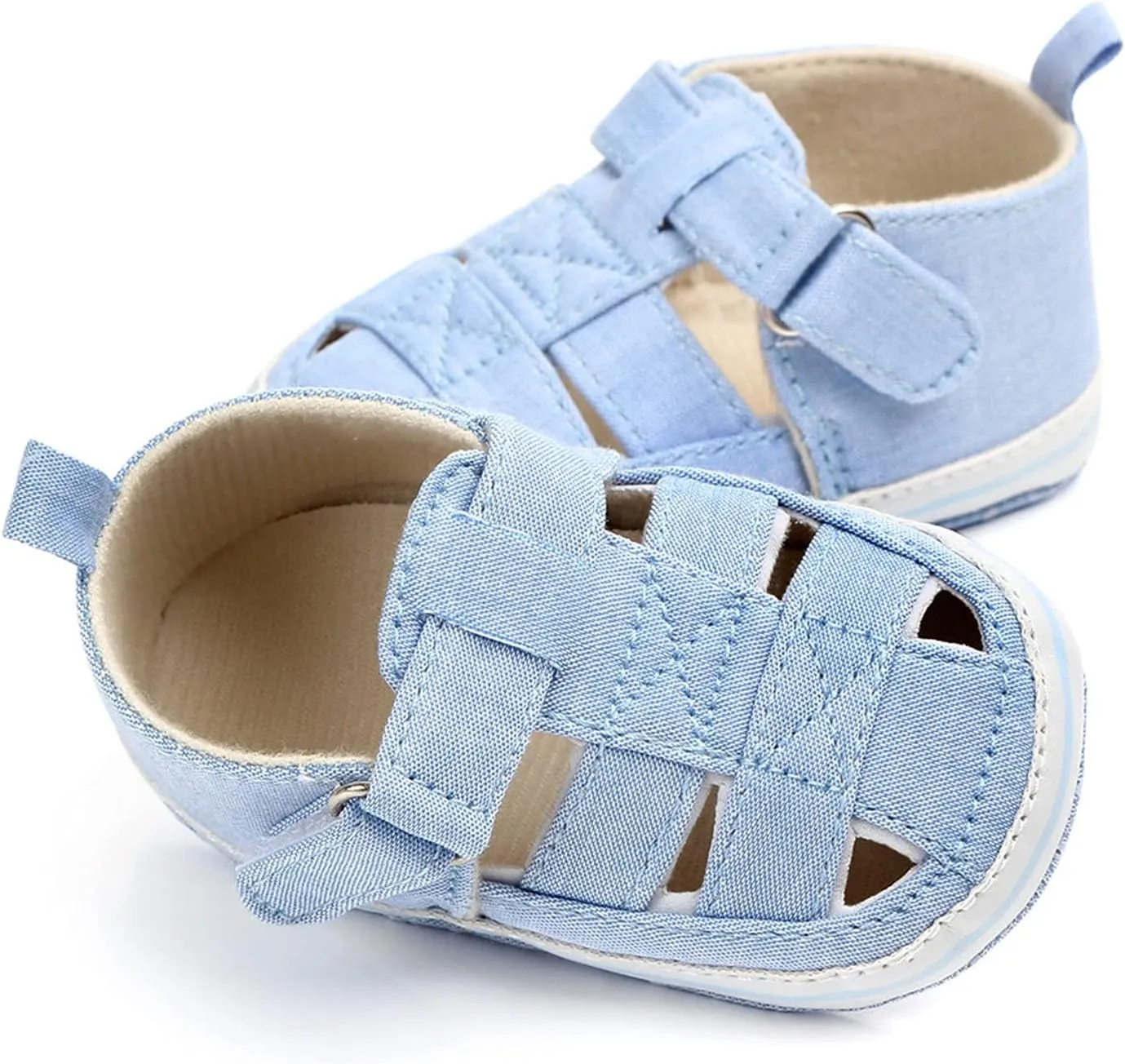 Infant Baby Boys Girls Summer Sandals Newborn Lightweight Non slip Rubber Sole Breathable Outdoor Beach Shoes