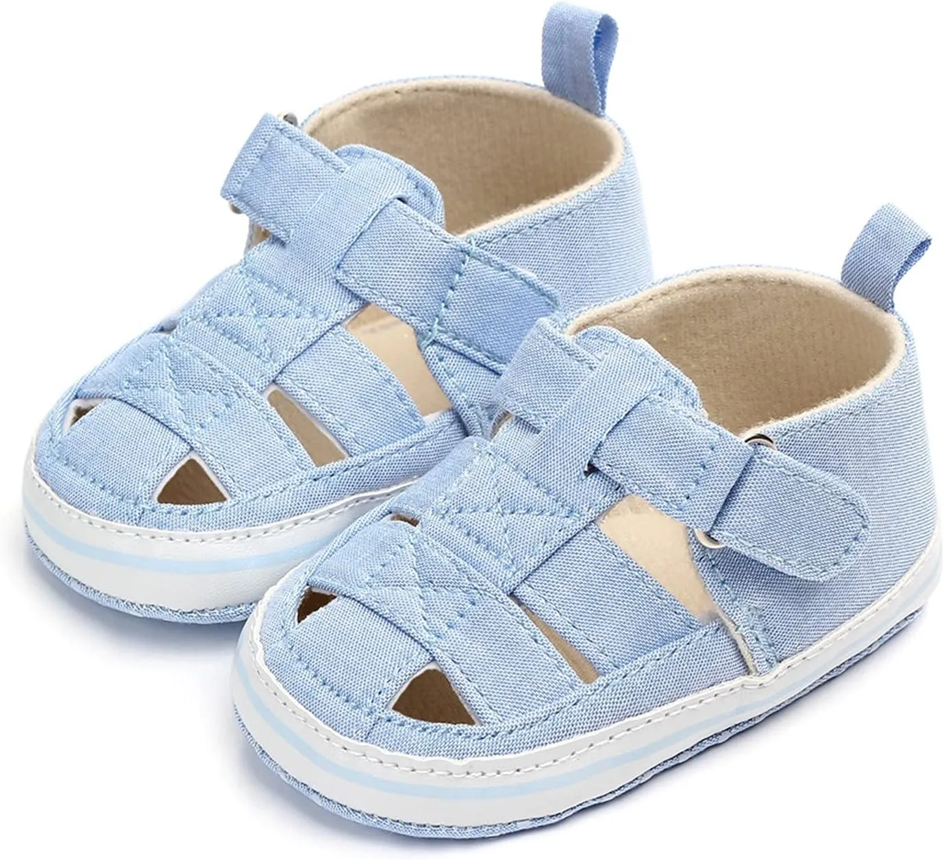 Infant Baby Boys Girls Summer Sandals Newborn Lightweight Non slip Rubber Sole Breathable Outdoor Beach Shoes