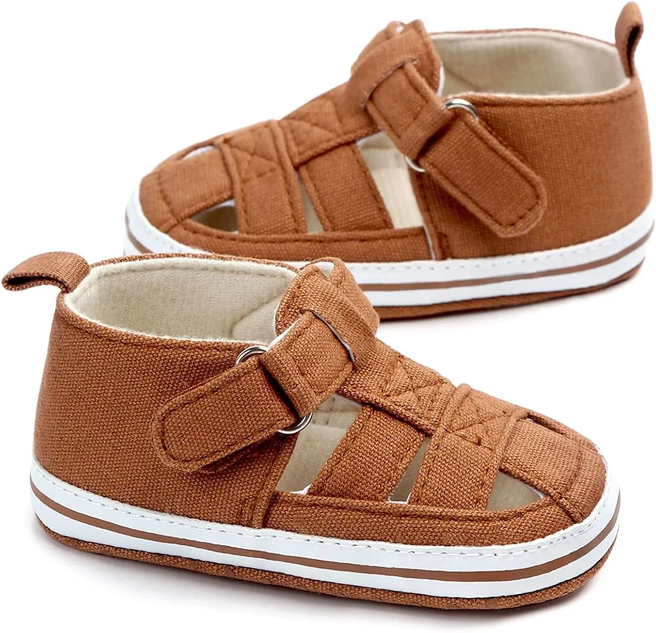 Infant Baby Boys Girls Summer Sandals Newborn Lightweight Non slip Rubber Sole Breathable Outdoor Beach Shoes