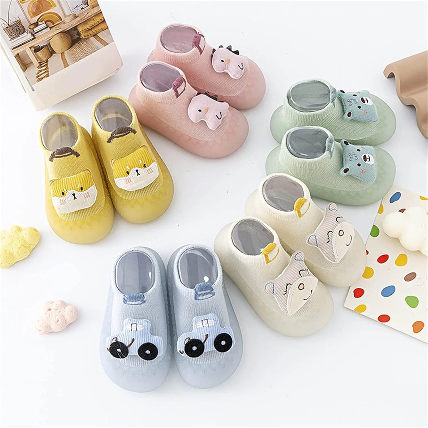 Infant Cute Cartoon Socks Shoes Toddler Warm Shoes The Floor Socks Non Slip Casual Shoes Baby Walking Shoes