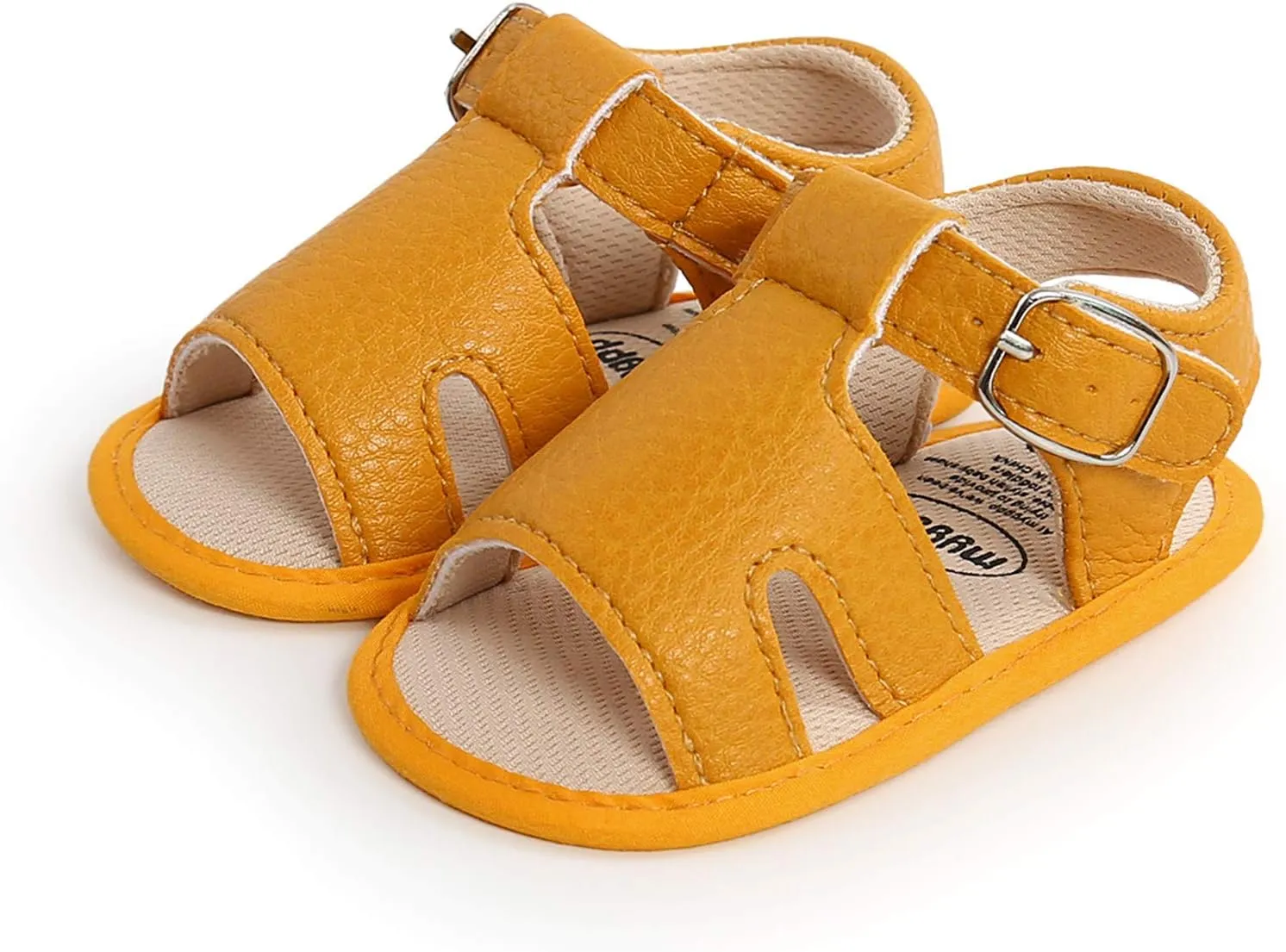 Infant Girls Cotton Rubber Sole Sandals Baby Soft Sole Non-Slip Boys Flat Walking Shoes Baby Shoes