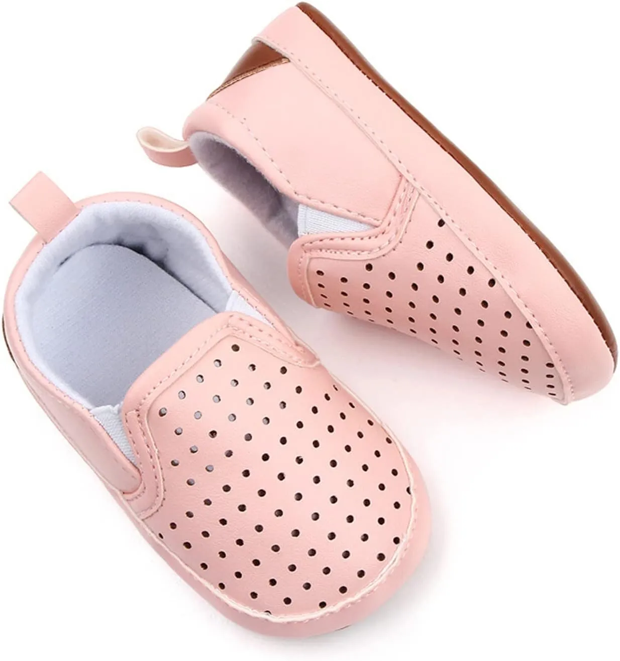 Infant Girls Single Shoes Hollow Out First Walkers Shoes Toddler Sandals Princess Toddler Big (Pink, 12-18 Months)