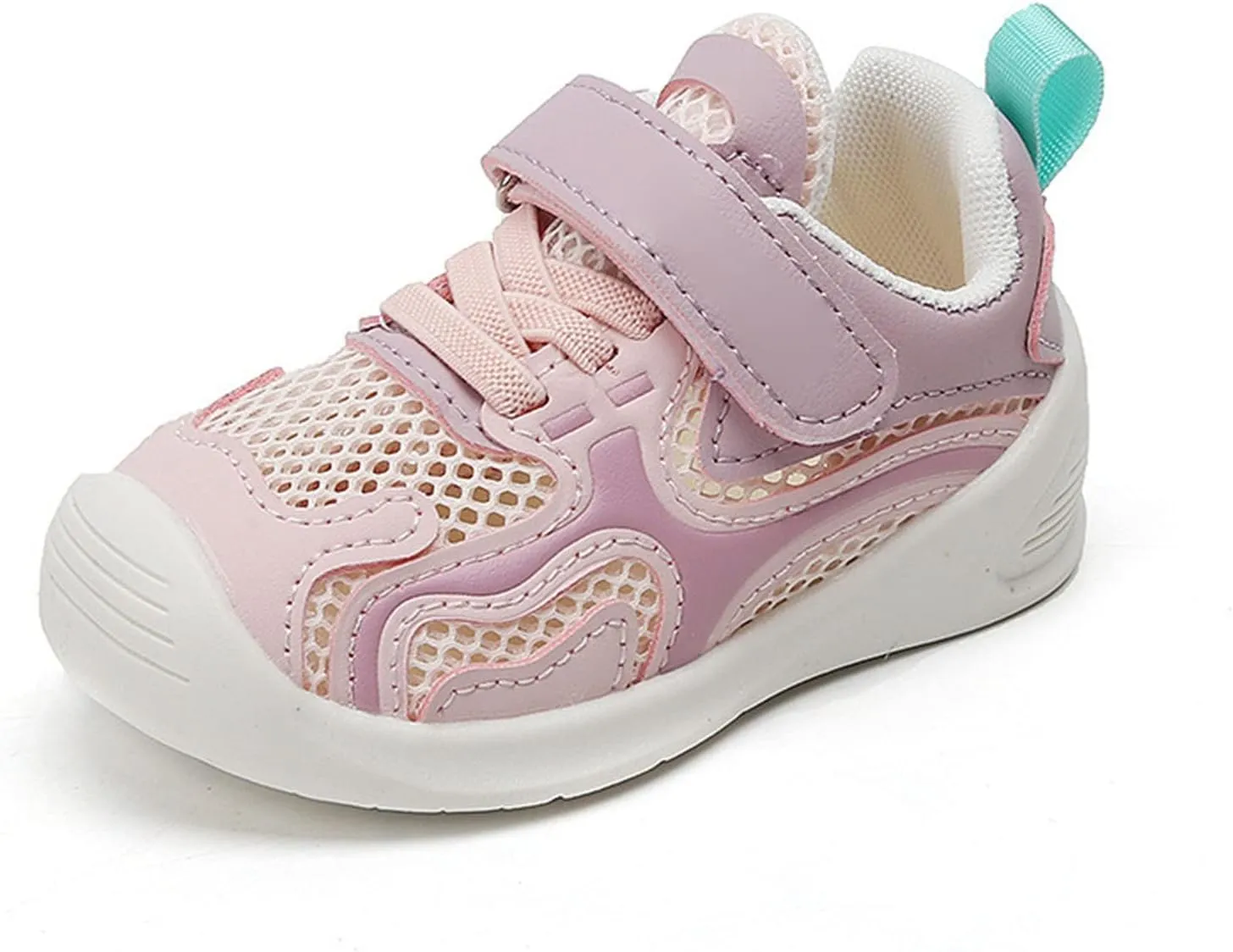 Infant Girls' Sneakers Girls' Soft Sole Casual Shoes Spring Summer New Baby Hollowed Out Mesh Function Girls High Tops