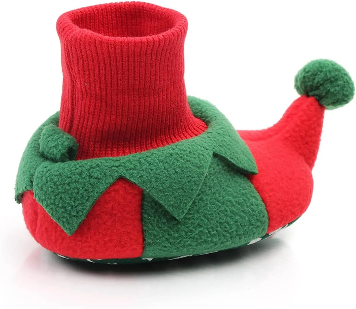 Infant Toddle Footwear Winter Warm Floor Shoes Soft Sole Indoor Warm Christmas Toddler Light up Shoes Girls