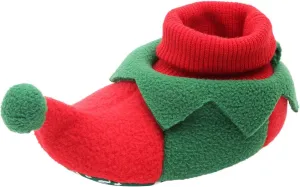 Infant Toddle Footwear Winter Warm Floor Shoes Soft Sole Indoor Warm Christmas Toddler Light up Shoes Girls