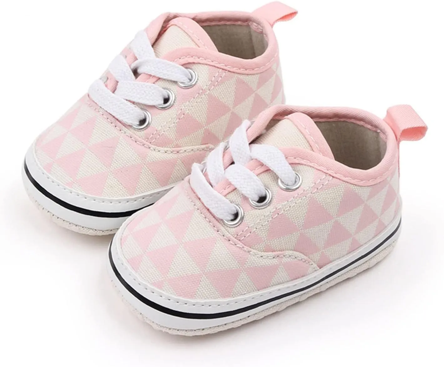 Infant Toddler Fall Lattice Shoes Boys Girls First Walking Shoes Soft Sole Plaid Lace Up Casual Shoes Baby Shoes