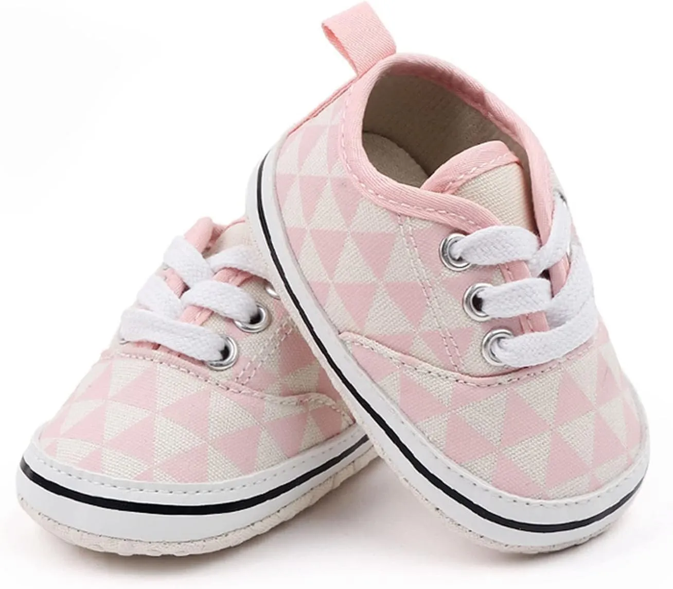 Infant Toddler Fall Lattice Shoes Boys Girls First Walking Shoes Soft Sole Plaid Lace Up Casual Shoes Baby Shoes