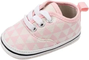 Infant Toddler Fall Lattice Shoes Boys Girls First Walking Shoes Soft Sole Plaid Lace Up Casual Shoes Baby Shoes