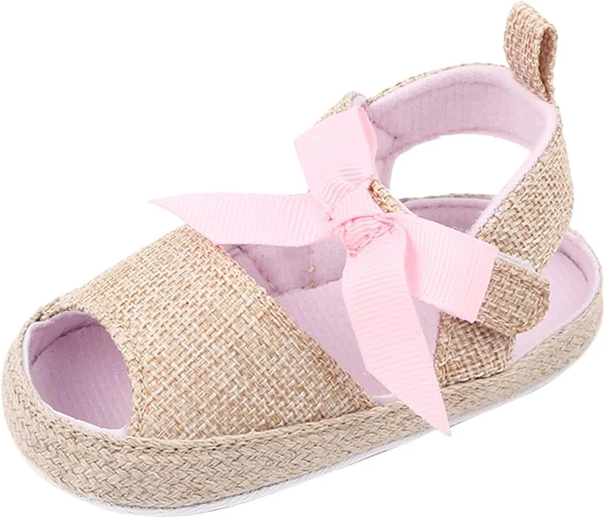 Infant Toddler Shoes Soft Sole Fashion Bowknot Hook Loop Casual Shoes Baby Walking Shoes Boots for Girls Size 12