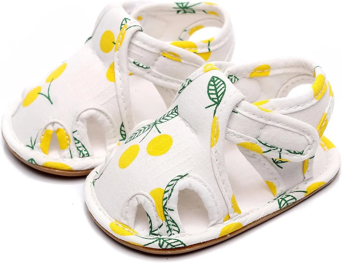 Infant Toddler Shoes Soft Sole Non Slip Toddler Floor Shoes Fruit Cherry Print Sandals Big Girls Size 5 Sandals