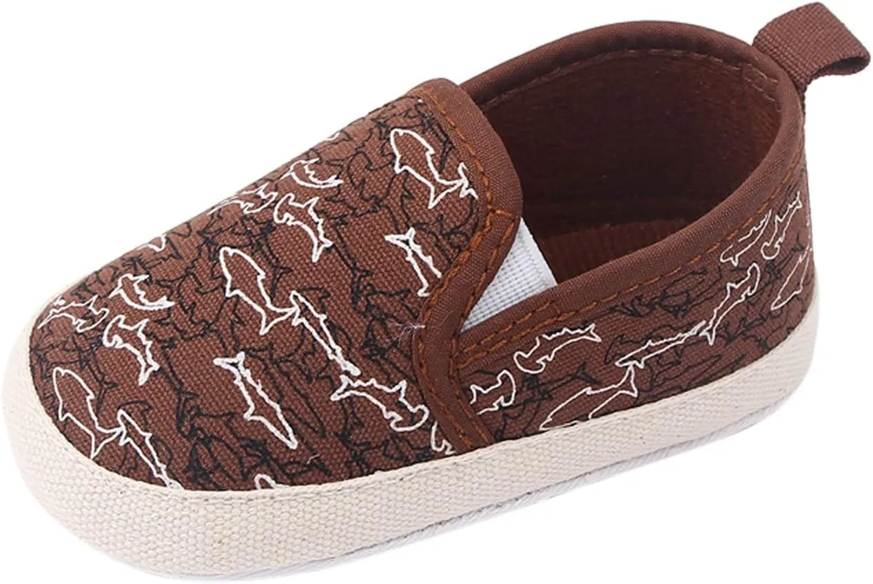 Infant Toddler Shoes Soft Sole Slip On Animal Print Fashion Casual Shoes Toddler Shoes Socks Shoes for Baby Boy