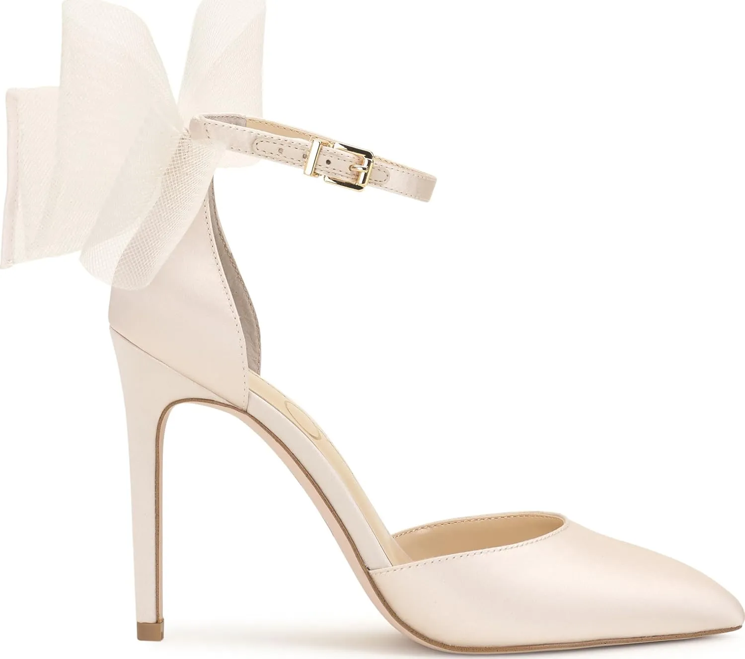Jessica Simpson Womens Phindies Satin Bow Pumps