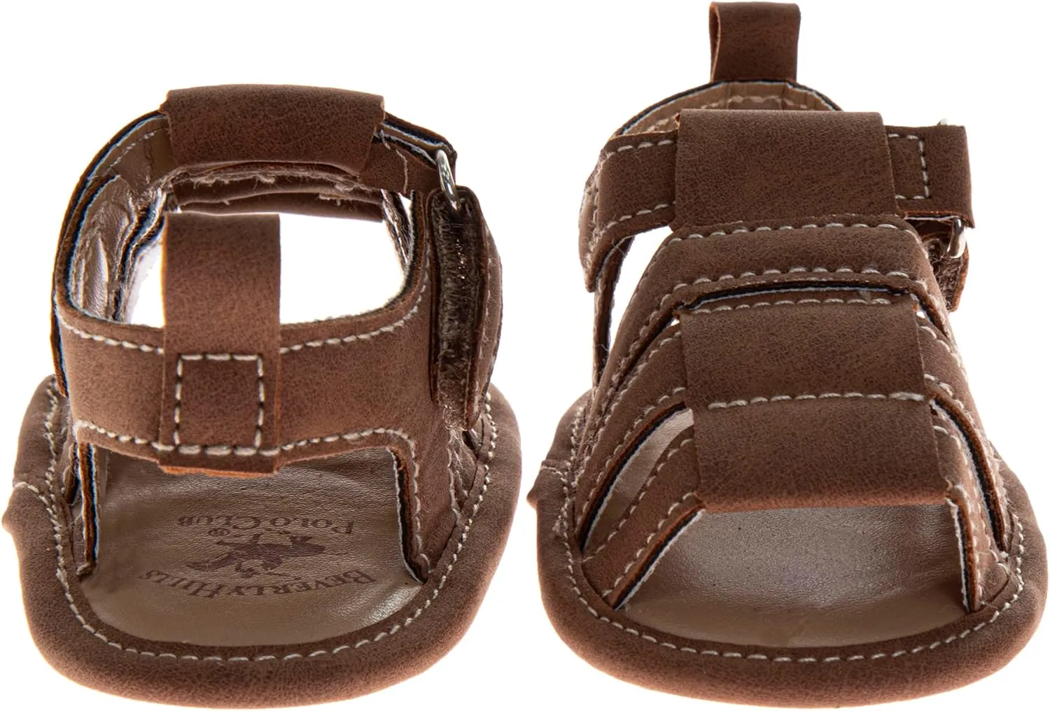 Josmo Baby Infant Sandals SlipOn Strap Closure - Lightweight Open Toe Sandal Baby Shoes for Boys NewBorn (sizes: 2-4 Infants)