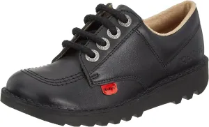 Kickers Unisex-Child Kick Lo Core Patent Leather School Shoes