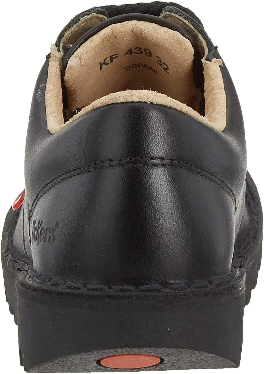 Kickers Unisex-Child Kick Lo Core Patent Leather School Shoes