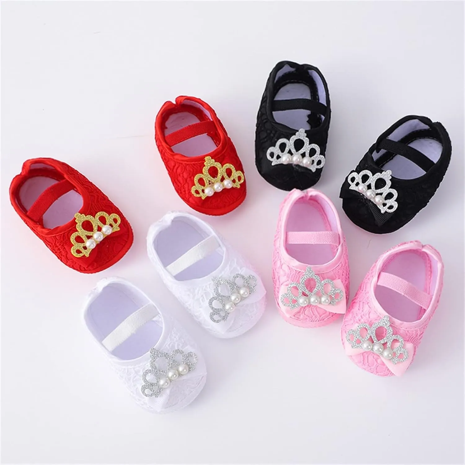 Kid House Shoes Baby Shoes Fashion Soft Sole Toddler Shoes Pearl Dress Flower Princess Shoes Toddler Slip on Shoes