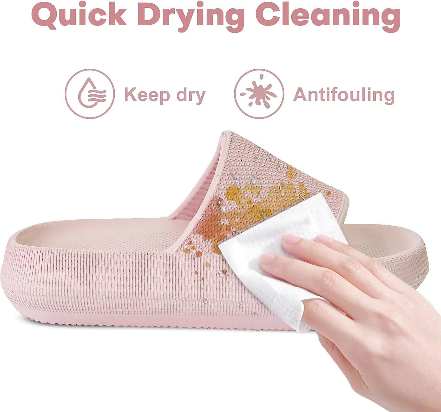 Kids Cloud Slides Boys Girls Flip Flops Slip On Beach Sandals Youth Pool Shower Shoes EVA Summer Slippers11 Little Kids - 6 Big Kids