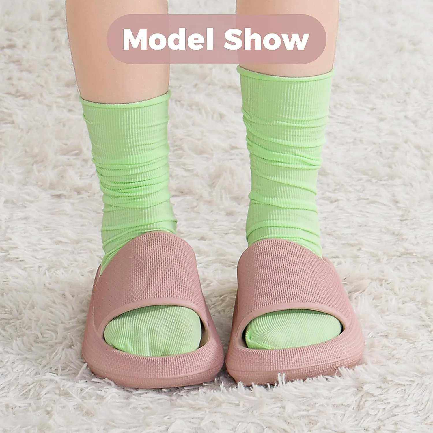 Kids Cloud Slides Boys Girls Flip Flops Slip On Beach Sandals Youth Pool Shower Shoes EVA Summer Slippers11 Little Kids - 6 Big Kids