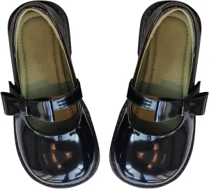 Kids Girls Princess Shoes Leather Soft Sole Baby Shoes Solid Non Slip Casual Dress Shoes Mary Jane Shoes