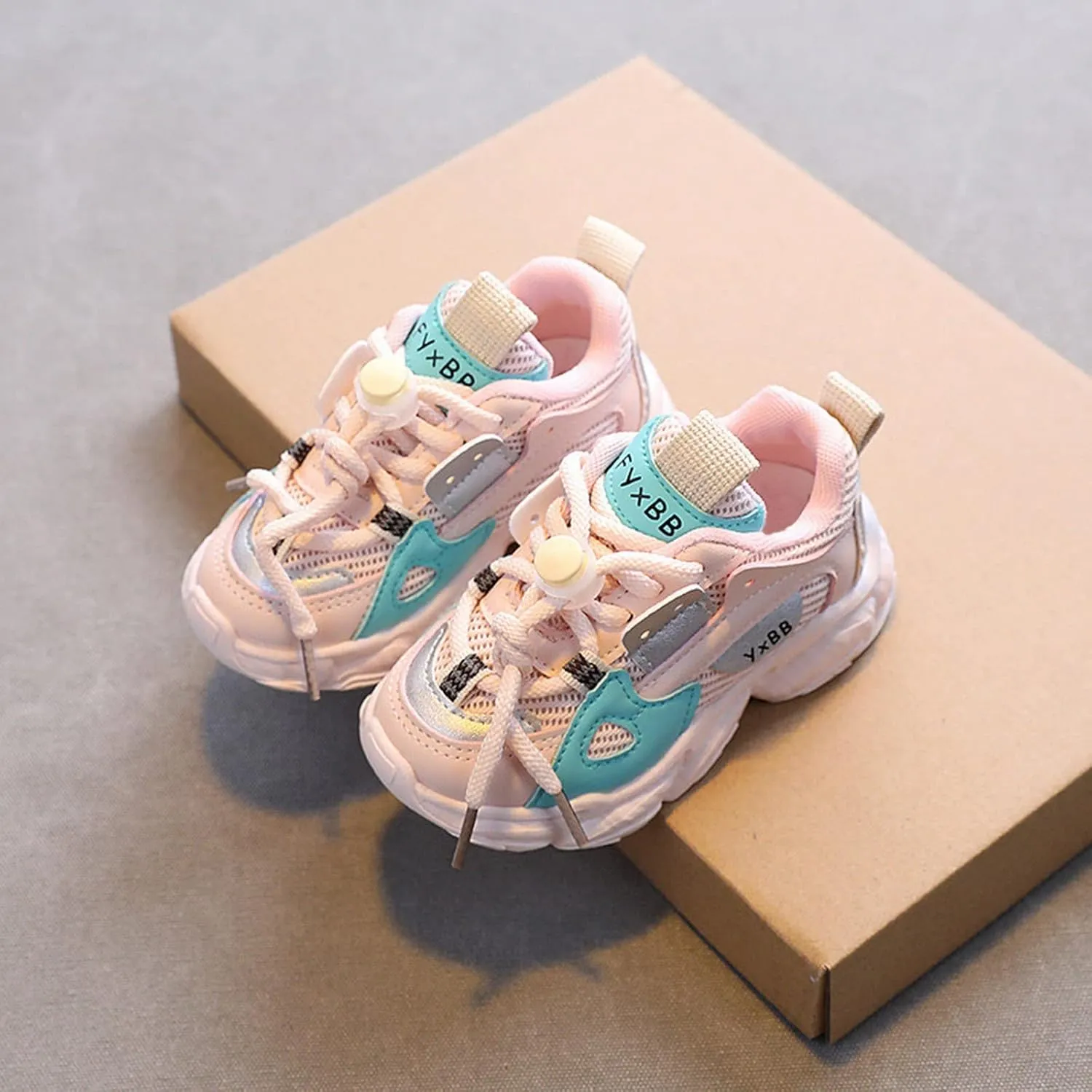 Kids Girls Sports Shoes Casual First Outdoor Soft Breathable Athletic Shoes Kids Tennis Running Walking Huarache 2k4