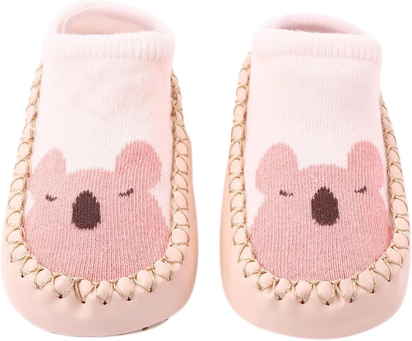 Korean Version Infant Low Top Toddler Shoes and Socks Children's Baby Floor Boat Socks Slipper Hole Bow Baby Us Shoes
