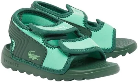 Lacoste Infant Velcro Sandals, Green, 6