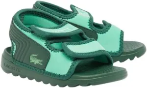 Lacoste Infant Velcro Sandals, Green, 6