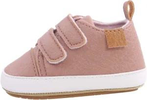 Leather Ankle Sneaker Girls Boys Infant Soft Sole Anti Slip Double Strap Platform Casual Sport Shoes Outdoor Play