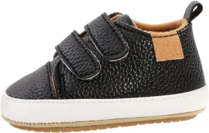 Leather Ankle Sneaker Girls Boys Infant Soft Sole Anti Slip Double Strap Platform Casual Sport Shoes Outdoor Play