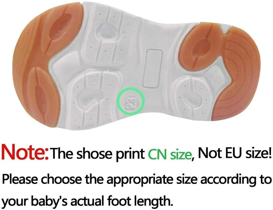 Leather Ankle Sneaker Girls Boys Infant Soft Sole Anti Slip Double Strap Platform Casual Sport Shoes Outdoor Play