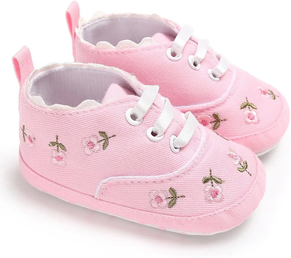 Little Boys Black Sneakers Infant Soft Crib Sole Baby Girls Shoes Anti-Slip Size 12 Girls Dressing Shoes