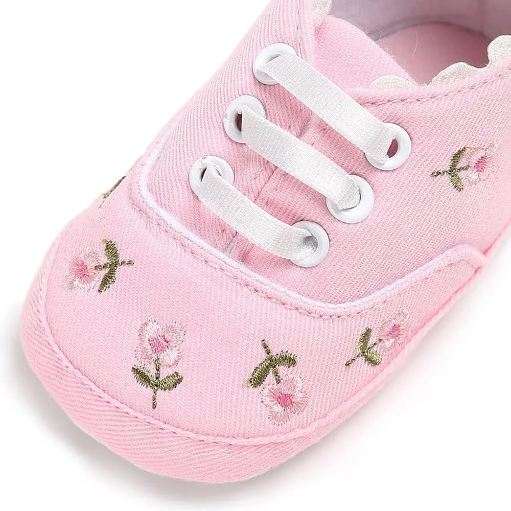 Little Boys Black Sneakers Infant Soft Crib Sole Baby Girls Shoes Anti-Slip Size 12 Girls Dressing Shoes