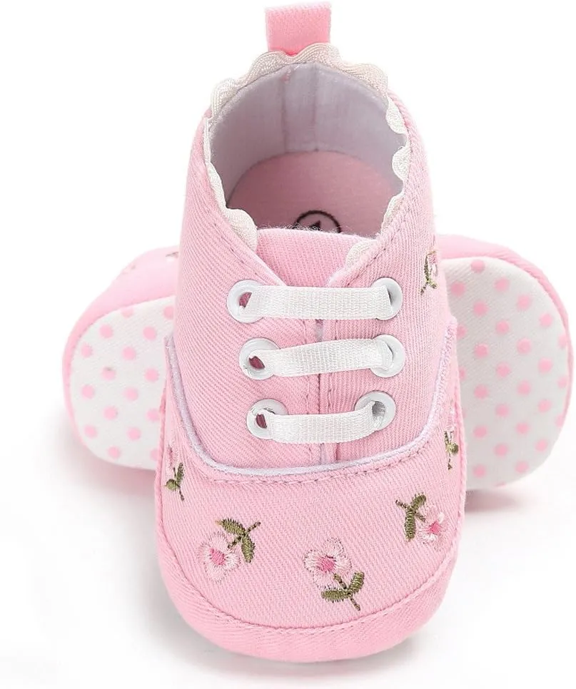 Little Boys Black Sneakers Infant Soft Crib Sole Baby Girls Shoes Anti-Slip Size 12 Girls Dressing Shoes