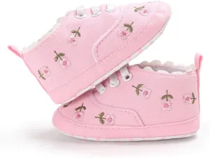 Little Boys Black Sneakers Infant Soft Crib Sole Baby Girls Shoes Anti-Slip Size 12 Girls Dressing Shoes
