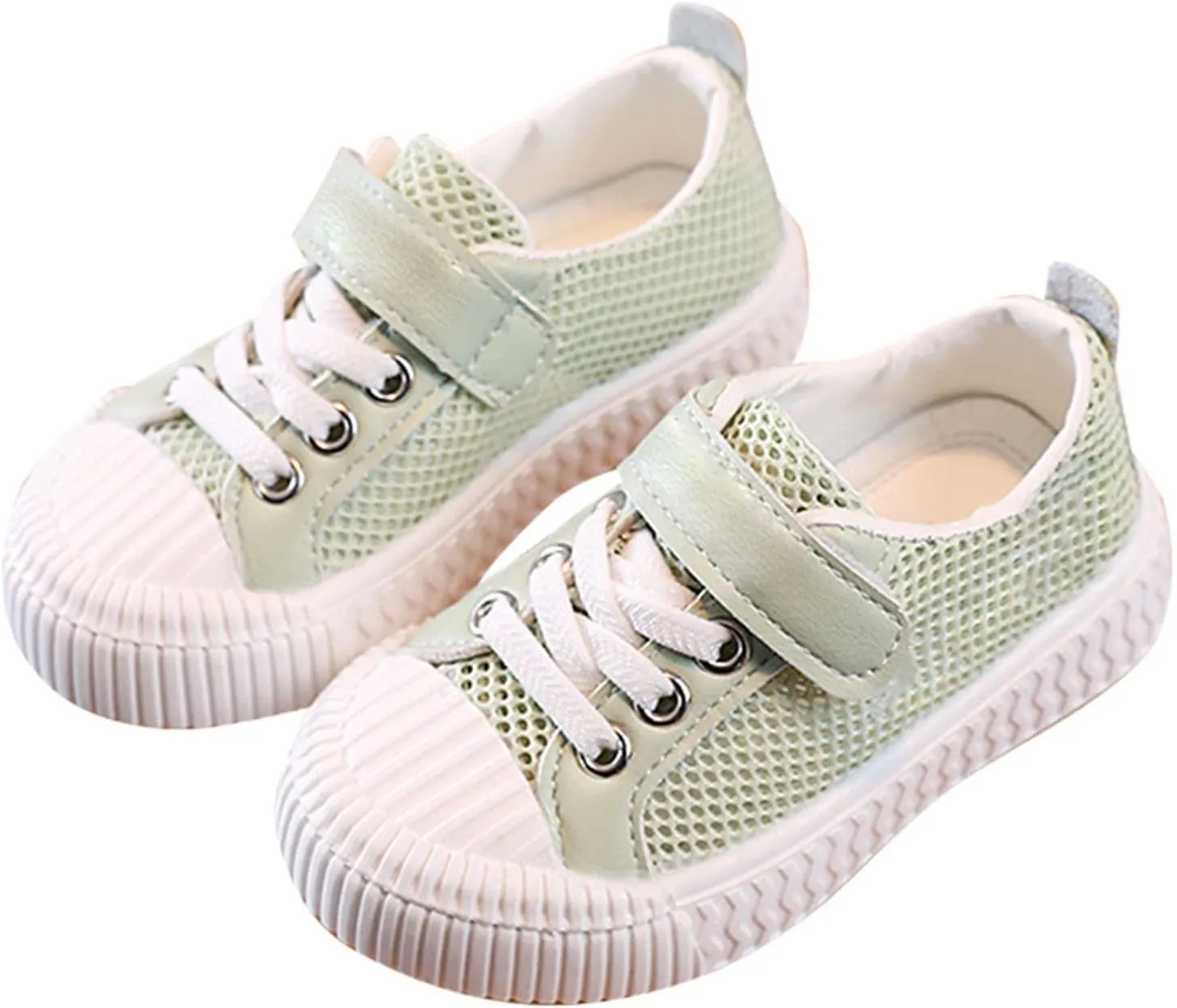 Little Boys Girls Lightweight Sports Shoes Mesh Breathable Flat Household Casual Slip On Canvas Shoes for Kids