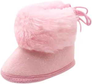 Little Boys Shoes Toddler Newborn Baby Soild Wool Boots Soft Sole Snow Prewalker Warm Shoes Every Step Shoes