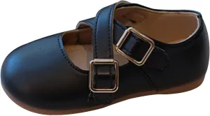 Little Girls Buckle Strap Mary Jane School Uniform Shoes Moccasis Dress Flat Toddler Princess Soft Sole Shoes