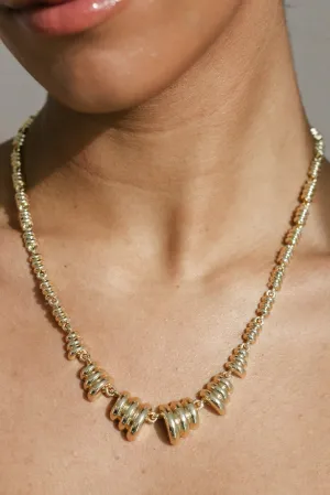 No Doubt Statement Necklace - Gold