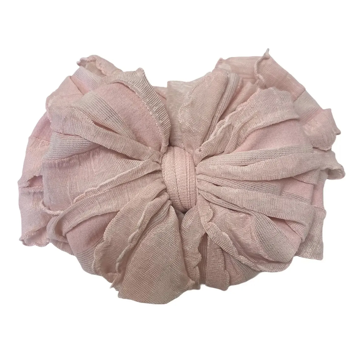 Paris Pink Ruffled Headband