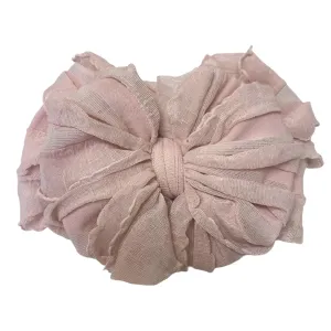 Paris Pink Ruffled Headband