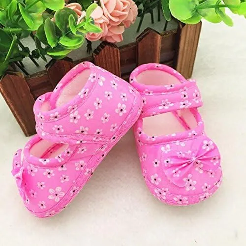 POLG Shoes for Girls Toddler Infant Newborn Baby Cartoon Rabbit Shoes Soft Sole Prewalker Warm Shoes Gift