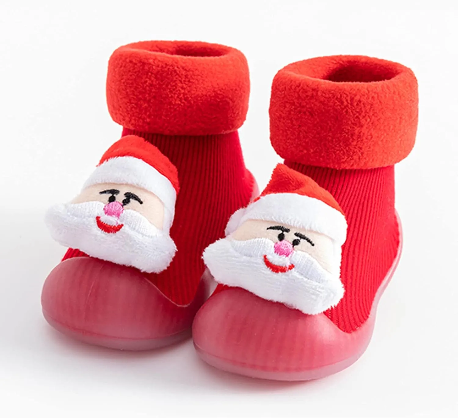 Prewalker Shoes 3D Girls Christmas Slipper Kids Socks Toddler Baby Boys Cartoon Baby Shoes Shoes Girls