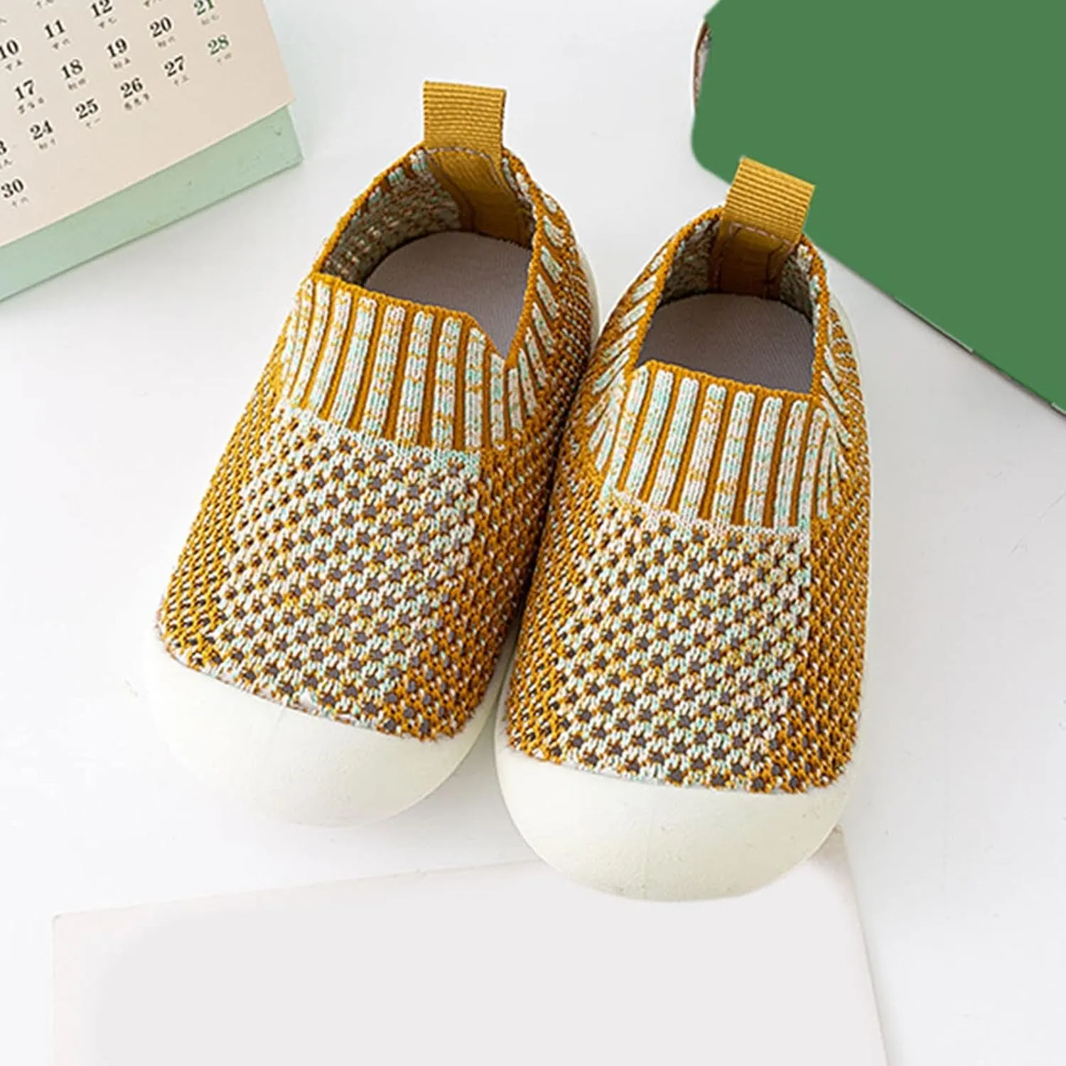 Running Shoes for Children Infant Toddler Shoes Breathable Slip On Socks Shoes Soft Sole Non Slip Wear Out Shoes