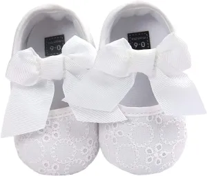 Running Shoes for Children Shoes Princess Soft Baby Shoes Fashion Sole Girl Toddler Shoes Bow Embroidered Baby Shoes