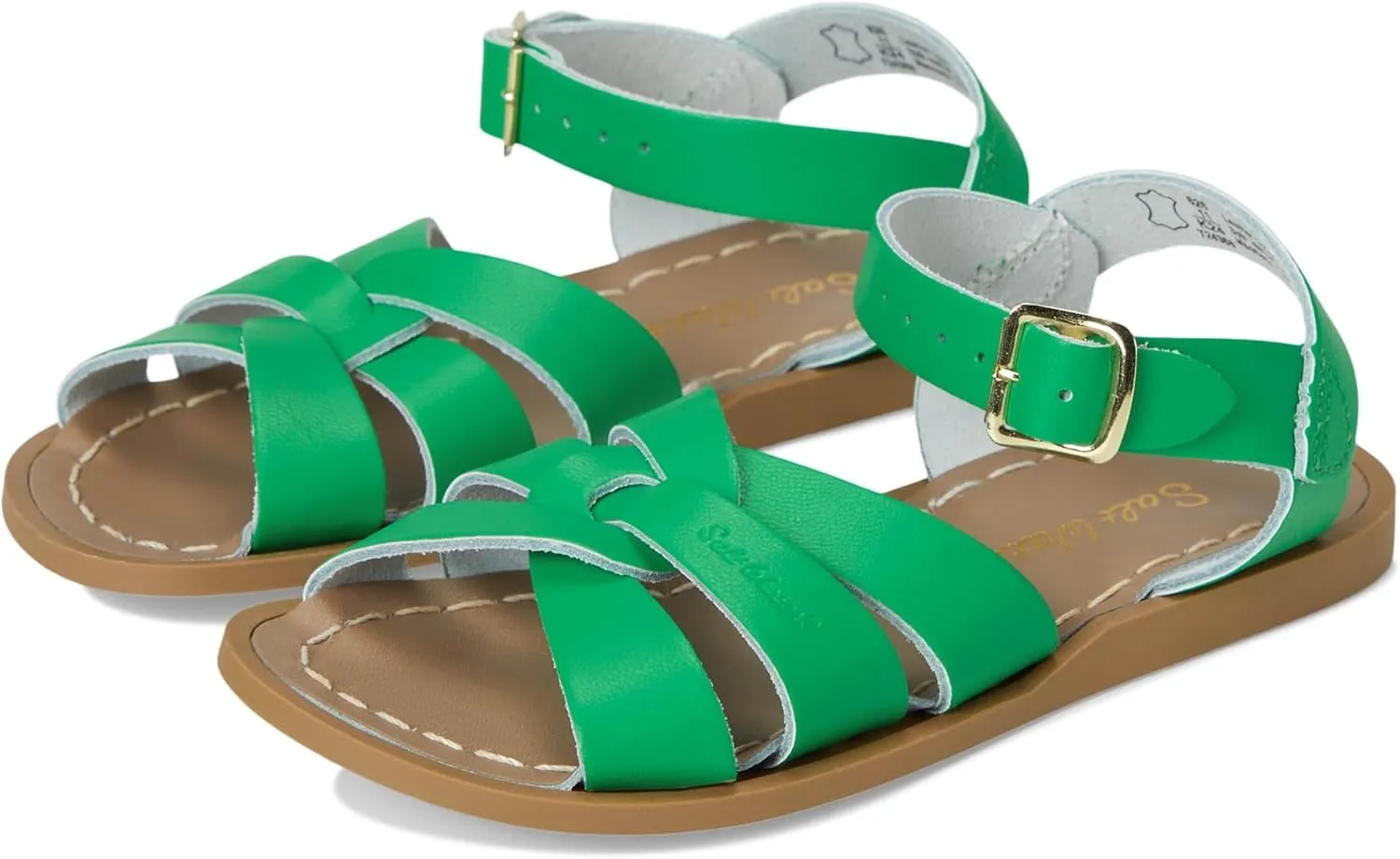 Salt Water Original Little Kid Leather Sandals