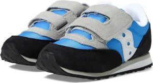 Saucony Originals Kids Baby Jazz Hook and Loop Sneakers for Toddlers  Nylon Upper  EVA Midsole Blue/Black/Grey 4 Toddler M