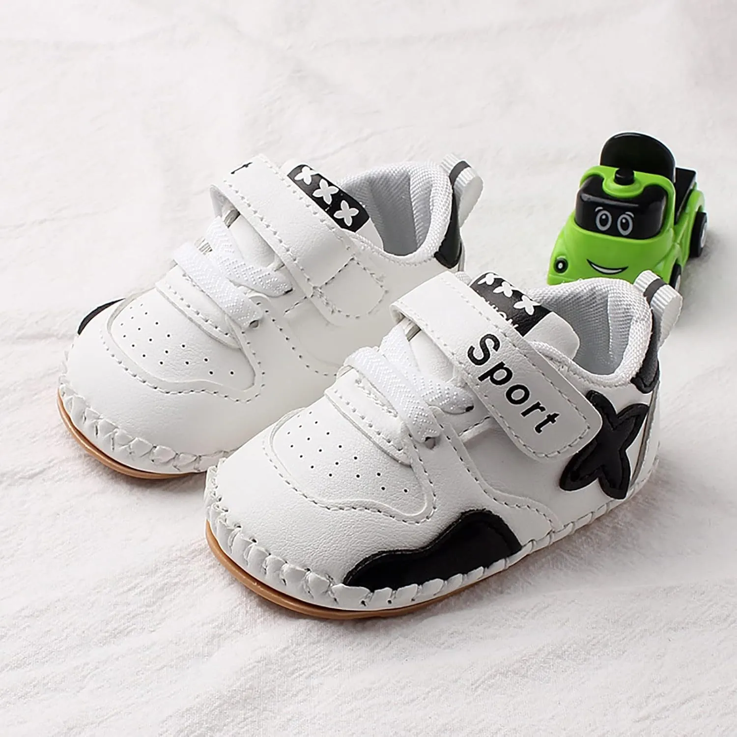 sfdgfhyf Little Kid Soft Sole Shoes Children Baby Toddler Shoes Non Slip Sport Shoes Rubber Sole Outdoor Toddler Walking