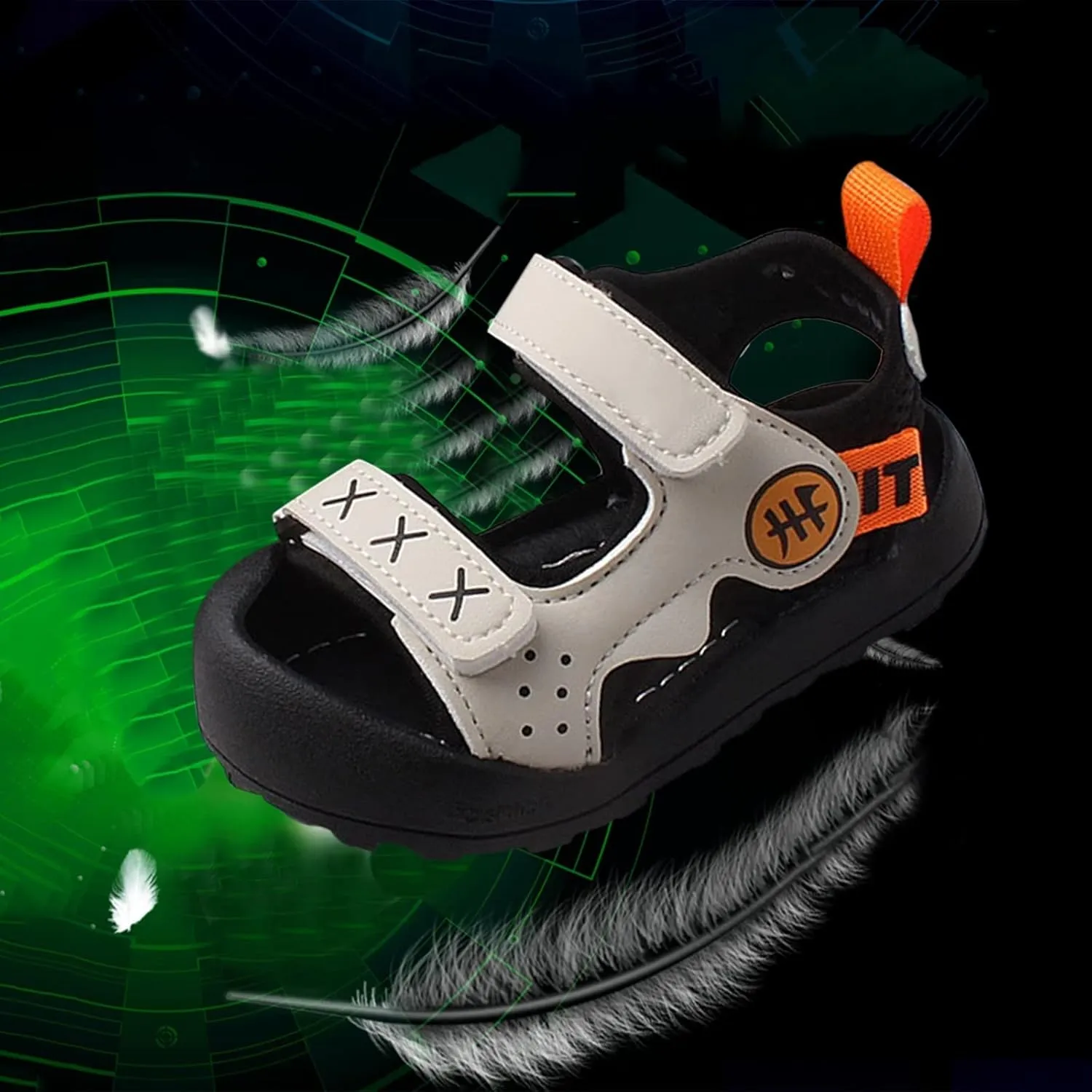 sfdgfhyf Unisex Toddler Girls Party Shoes Baby Shoes Boys' Baotou Sandals Walking Shoes Soft Sole Baby Female Sandals