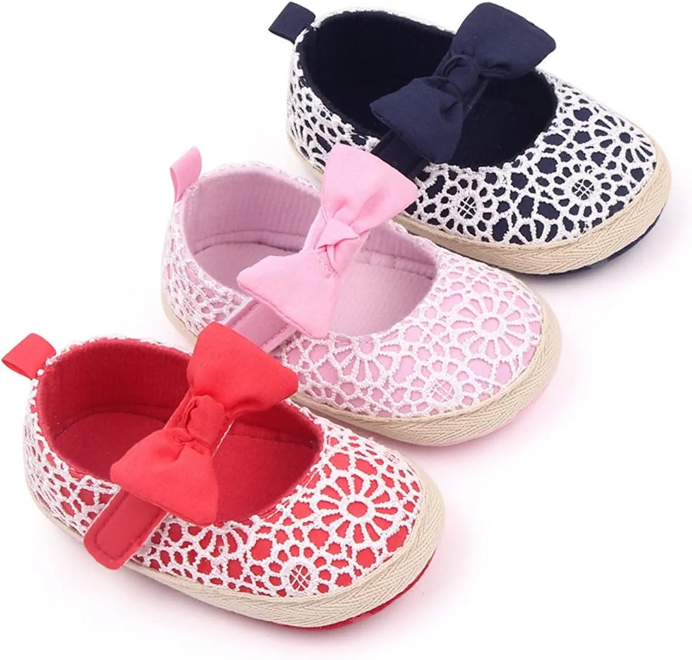 Shoes Toddler Infant Boys Baby Newborn Sneakers Girls Cute Bow Lace Walking Shoes Flat Shoes Toddler School Shoes